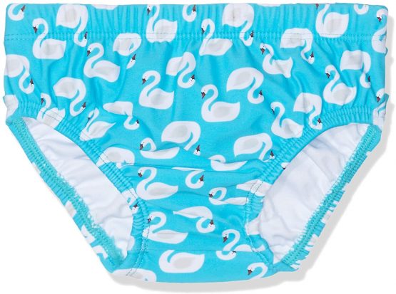 Playshoes Baby Girls Uv-Schutz Badewindel Schwäne Swim Nappy, Turquoise (Türkis 15), 74/80