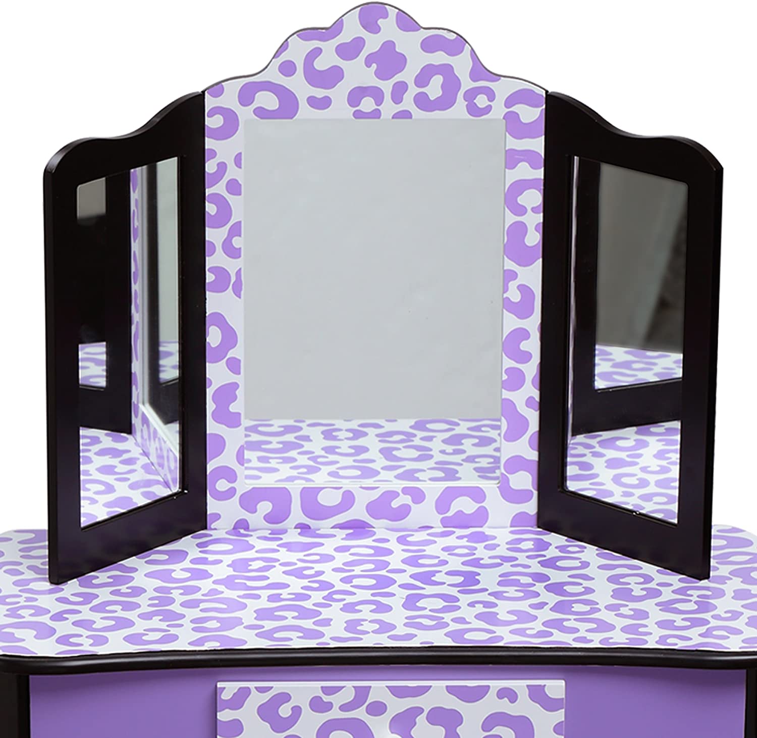 Teamson Kids Vanity Table, Purple - Image 4