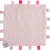 Baby Super Soft Deluxe Comforter Blanket with Satin Ribbons (Pink)