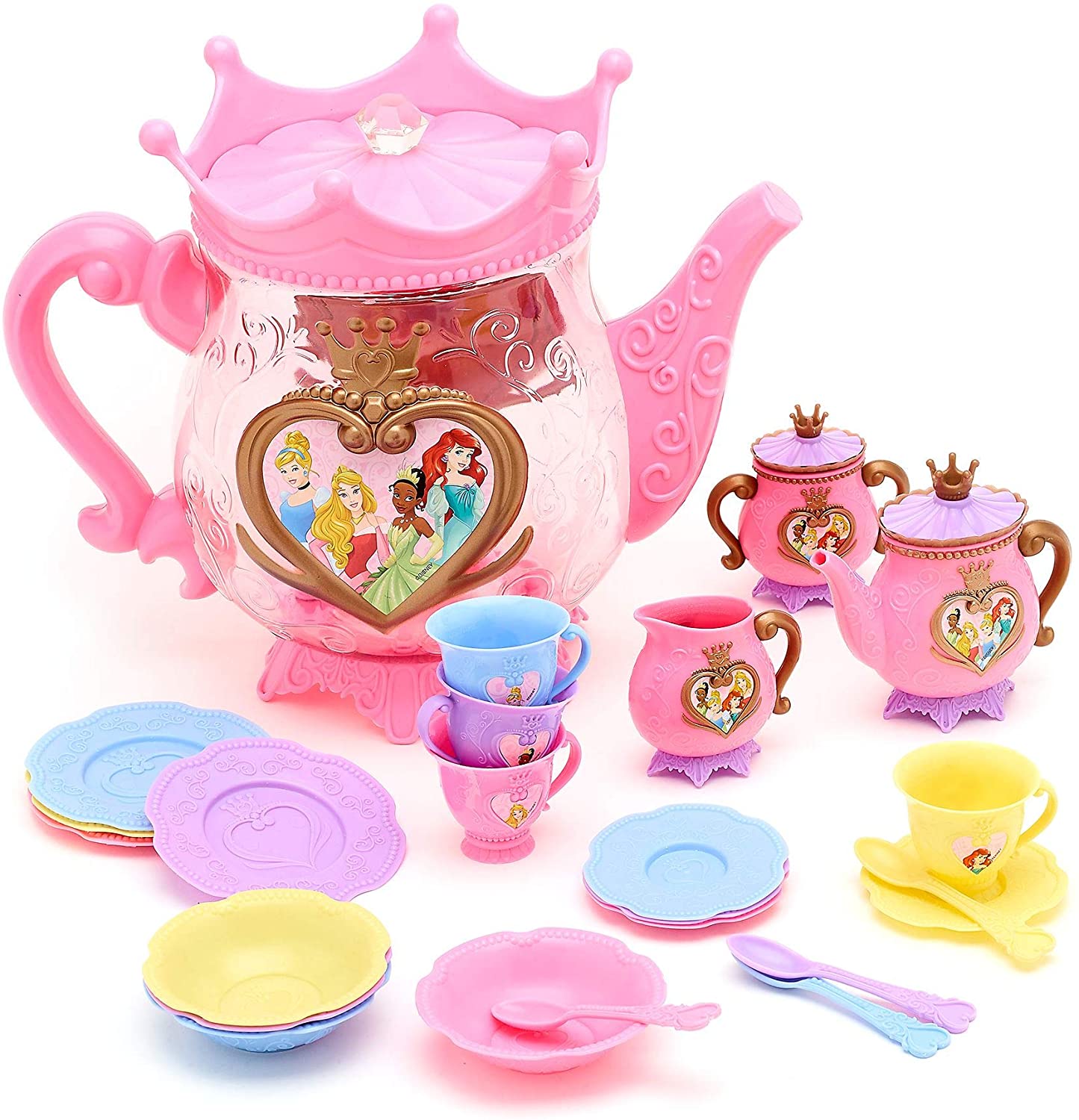 princess tea set with cart