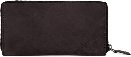 Ladies Designer RFID Safe Protection Luxury Quality Distressed Vintage Leather Purse Multi Credit Card Women Clutch Wallet with Zip Pocket Gift Boxed (Vintage Brown) - Image 2