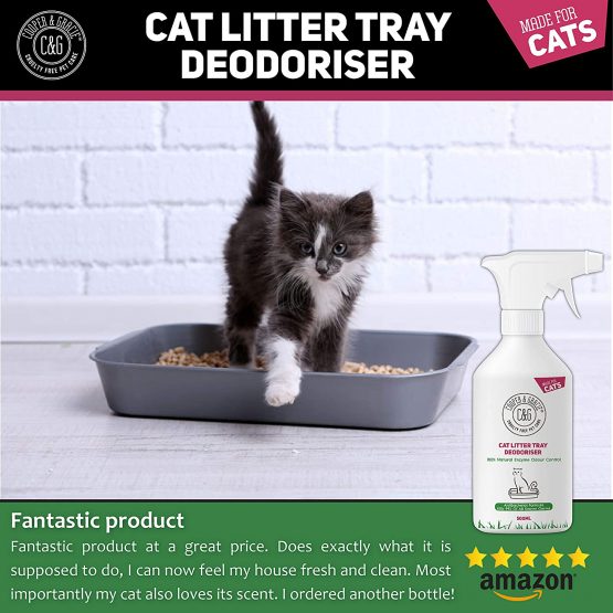C&G Pets | CAT LITTER TRAY DEODORISER 500ML | 100% CRUELTY FREE FAST ACTING FORMULA | NEUTRALIZES BAD ODOUR | ANTIBACTERIAL AND ANTIFUNGAL | NATURAL ENZYMES | BONDS WITH CAT URINE - Image 4