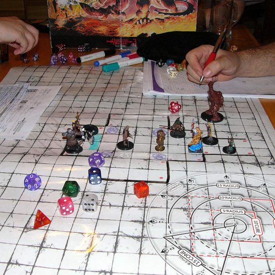 Byhoo Spell AOE Damage Marker D&D Area Effect Template - 1" Grid or Hex Tabletop Game Mat RPG Gaming Accessories for Dungeons and Dragons 5E Pathfinder and Other TTRPGs - Image 2