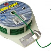 Toolzone 100m Green Garden Twist Tie Support Wire