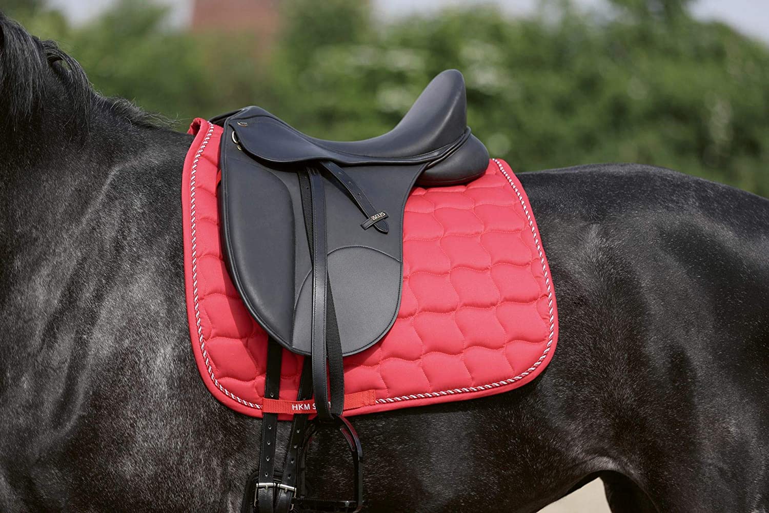 Hkm Hkm 4057052258886 Saddle Cloth -Air Mesh 1200 White Versatile, Multifunctional - Image 4
