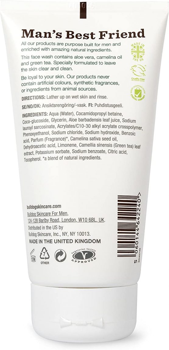 Bulldog Skincare Original Face Wash for Men 150ml - Image 2