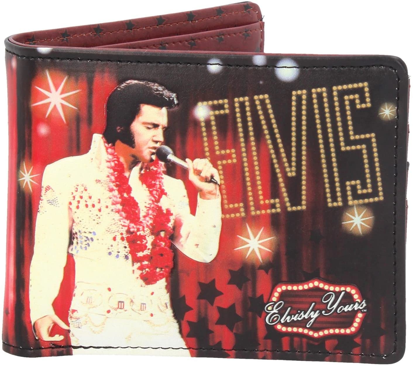 Nemesis Now Elvis Wallet 10cm Red, PU