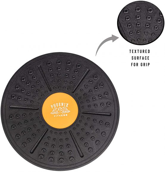 Phoenix Fitness Body Balance Board - Non-Slip Round Wobble Board - 36cm Training Balance Board Perfect for Core Strength, Balance, Rehabilitation, Stability, Physio Therapy and Coordination - Image 2