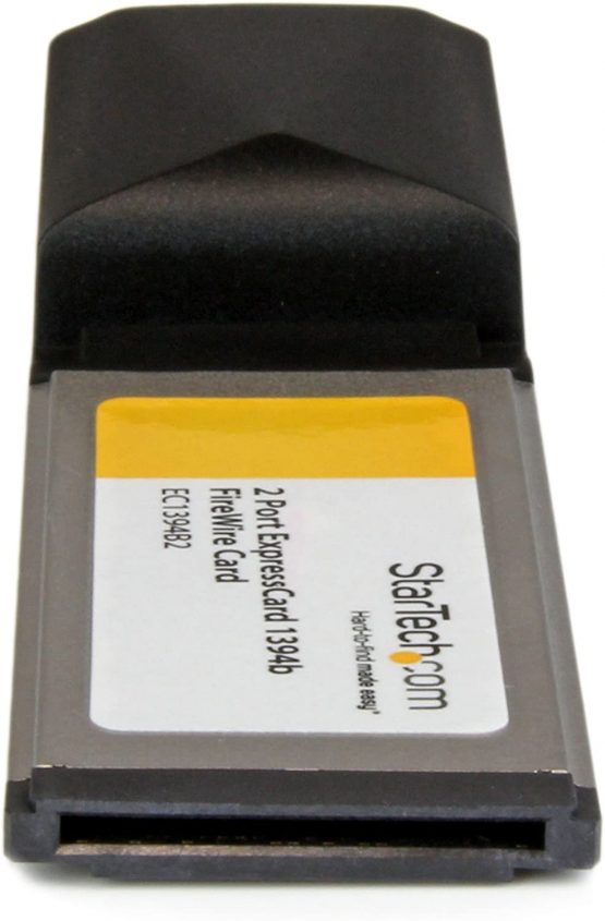 StarTech 2 Port ExpressCard 1394b FireWire Laptop Adapter Card - Texas Instruments FireWire Card - ExpressCard FireWire 800 (EC1394B2) - Image 3