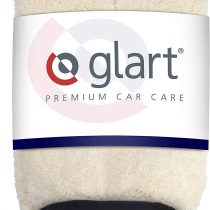 Glart 44WH microfiber glove for car wash: better than a car wash sponge, microfiber cloth, polishing cloth for car, motorcycle, bicycle, shiny windows and exterior, White