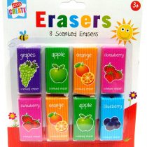 Pack of 8 Scented Erasers