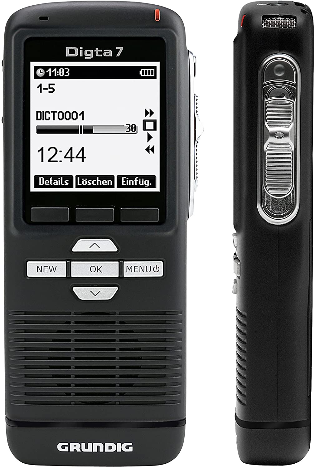 Grundig Digital Dictaphone Digta 7 (PDM7020-12) Handheld Dictaphone with Dictation Software 160 x 160 Pixels - Image 2