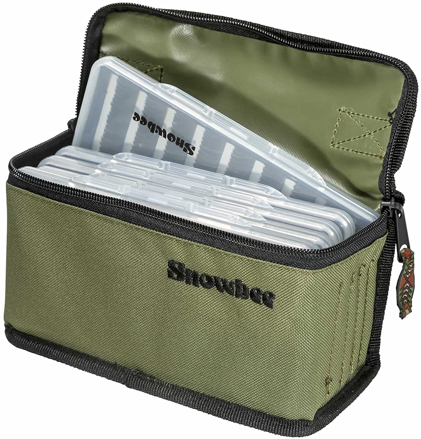 Snowbee Slimline Fly Box Kit - Clear/Green, One Size