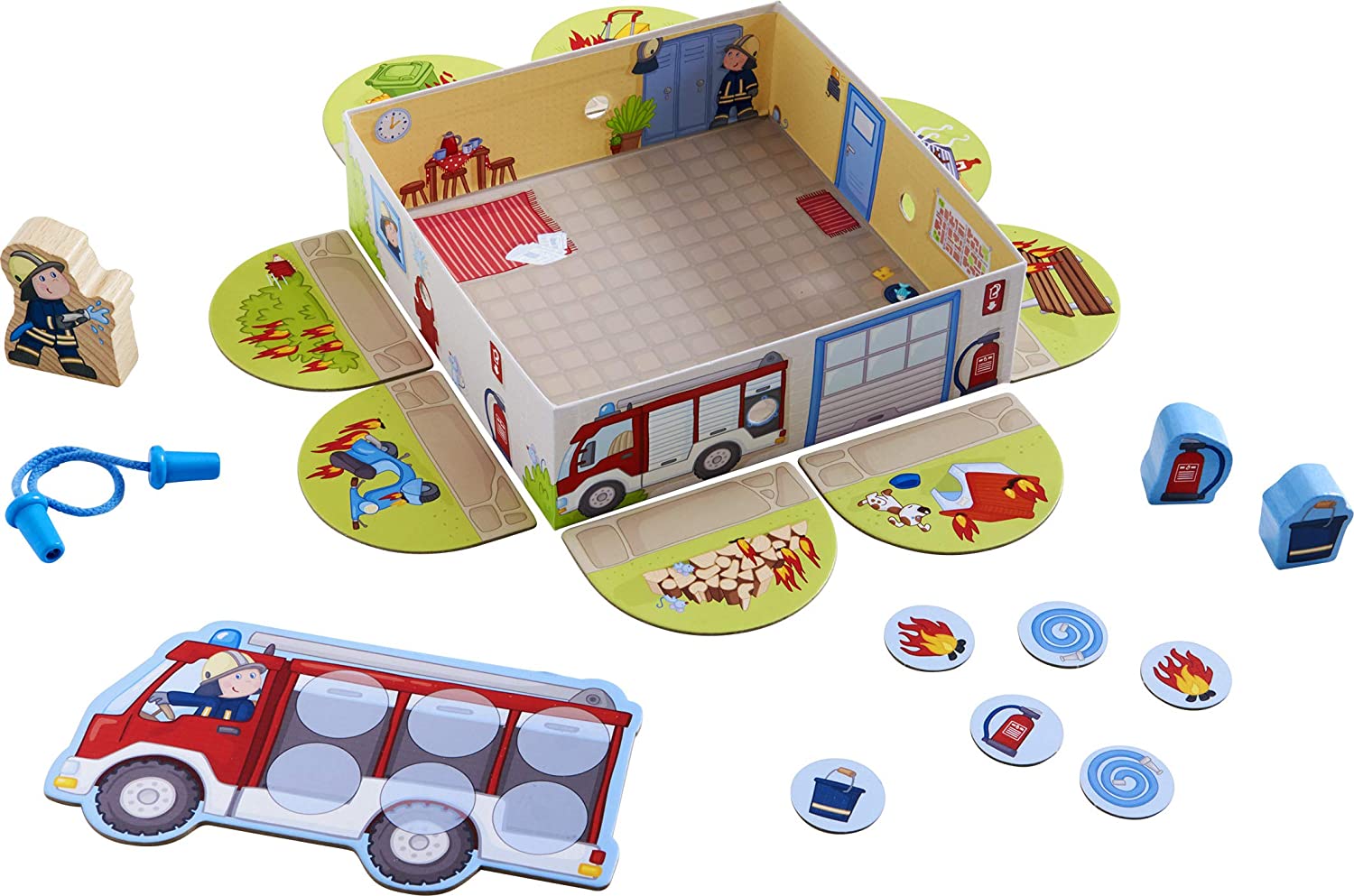 HABA 303808 - My First Games - Fire Brigade, Colourful - Image 3