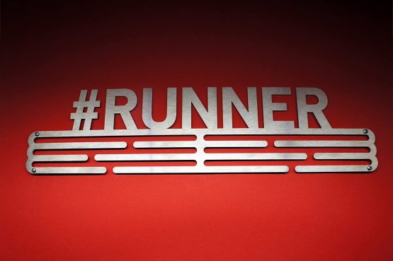 UNITED MEDALS Running medal hanger #RUNNER - stainless steel holder … - Image 2