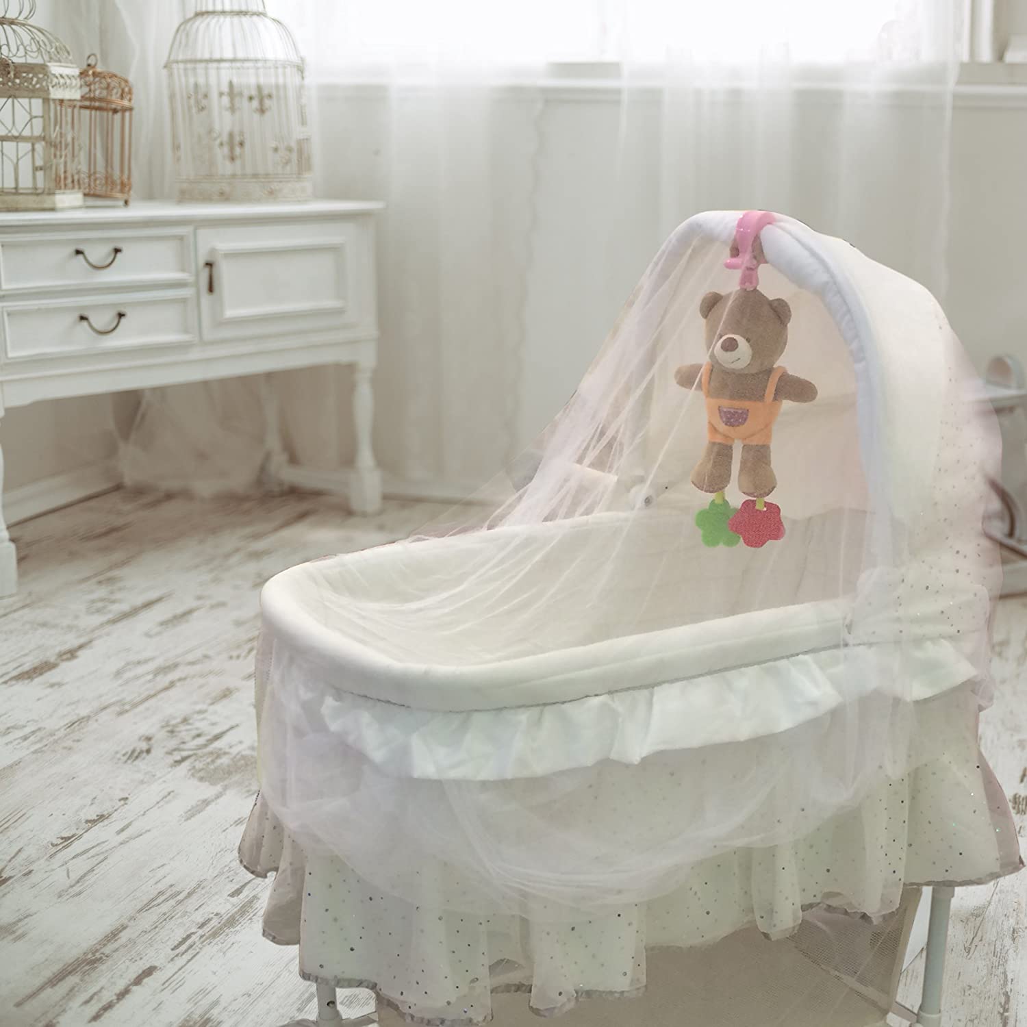 Croc n Frog Mosquito Net for Stroller, Universal Fit Insect Net for Prams Cribs, Car Seats, Carriers & Bassinets - Image 4