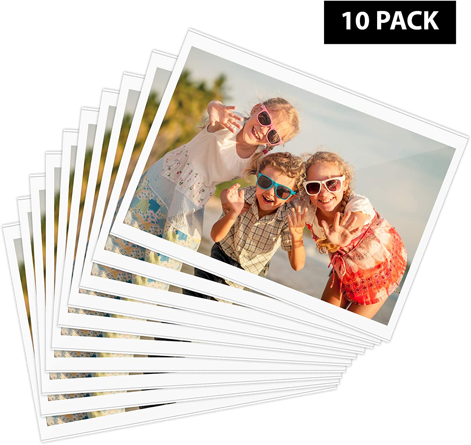 Shot2go Pack of 10 Magnetic Photo Fridge Frame Pockets Clear 4x6 - Image 2