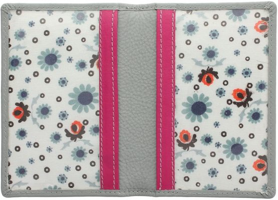Mala Leather CARA Collection Travel Pass / Oyster Card Holder 620TC_73 Grey - Image 2