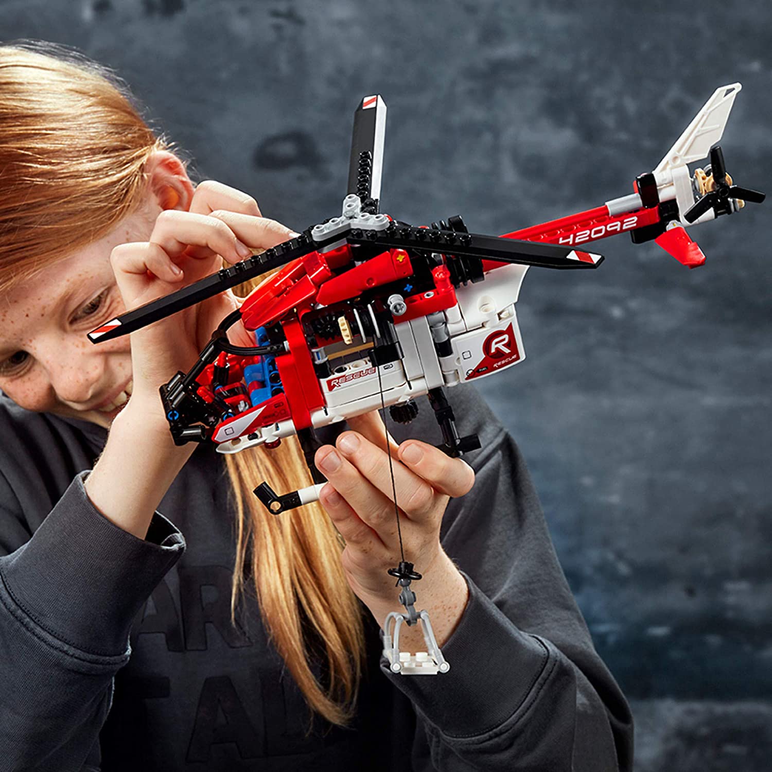 Technic LEGO Rescue Helicopter 42092 Building Kit , New 2019 (325 Piece),White - Image 3