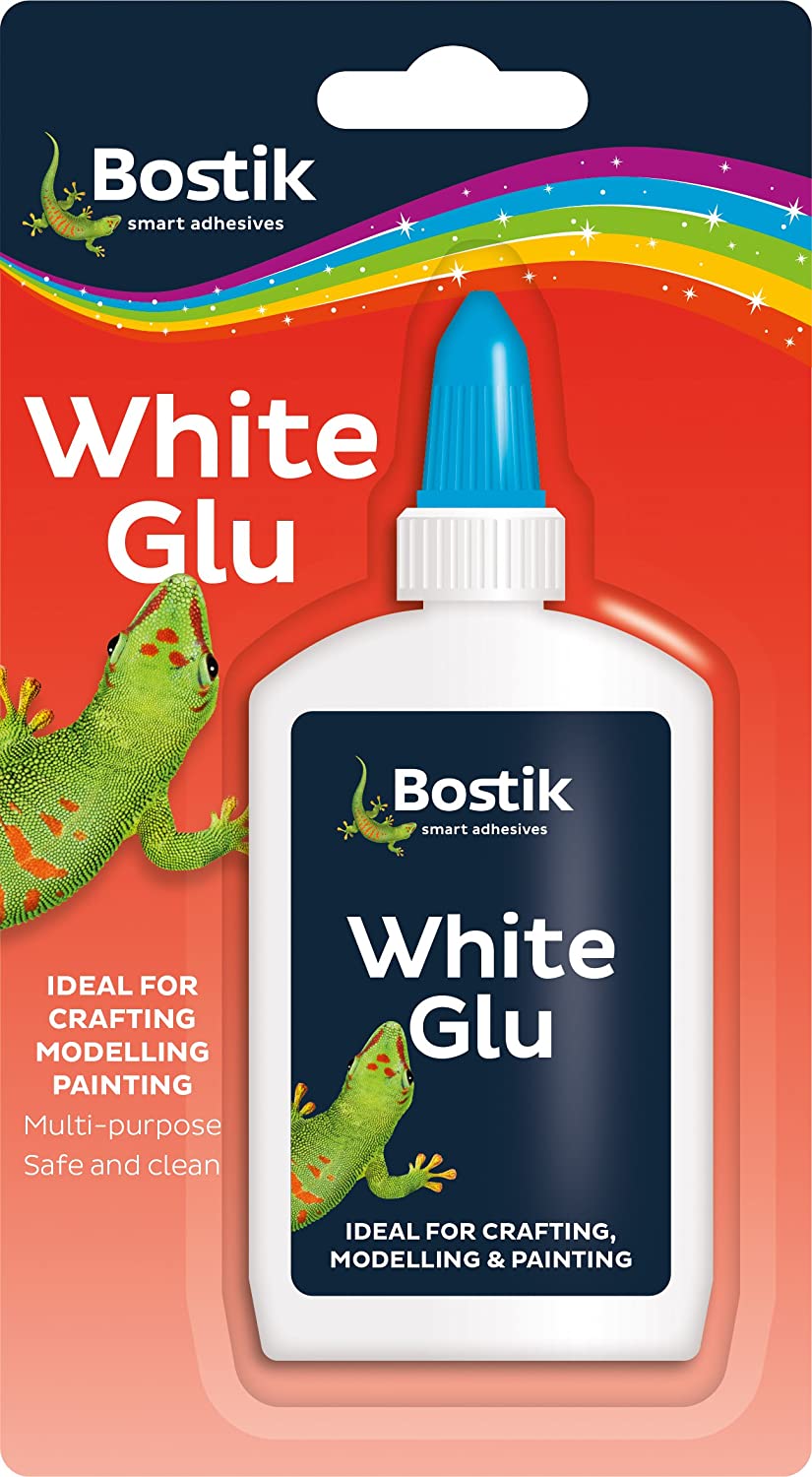 Bostik PVA Glue 118ml, Multi-Purpose Solvent-Free Glue, Dries Clear, UKCA & CE Approved, Ideal for Arts, Crafts