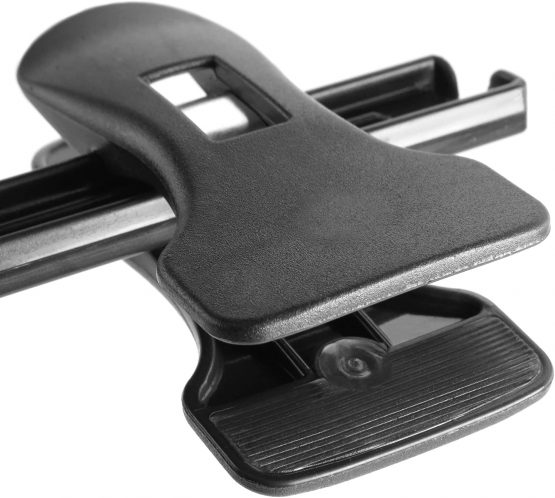 HANGERWORLD 10 Black 35cm Plastic Clothes Coat Garment Trouser Adjustable Clips Hangers. - Image 4