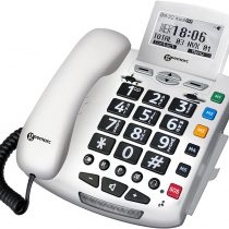 Geemarc Serenities- Emergency Response Telephone With Stylish Waterproof Pendant. Press Emergency Remote to Summon Help from up to 5 People- UK Version