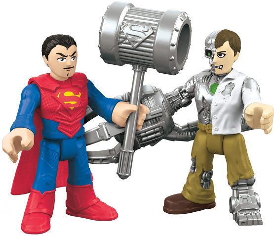 Fisher Price Imaginext Toy - DC Super Friends - Superman and Metallo Action Figure - Image 4