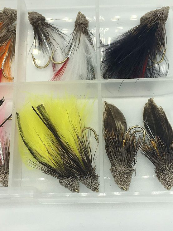 BestCity Fly Fishing Muddler Set, pack of 16 flies sizes 8-10 + frre clip shut box - Image 3