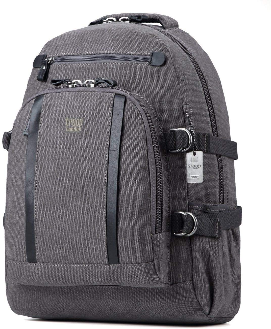 Troop TRP0257 Large Classic Backpack, Black - Image 2