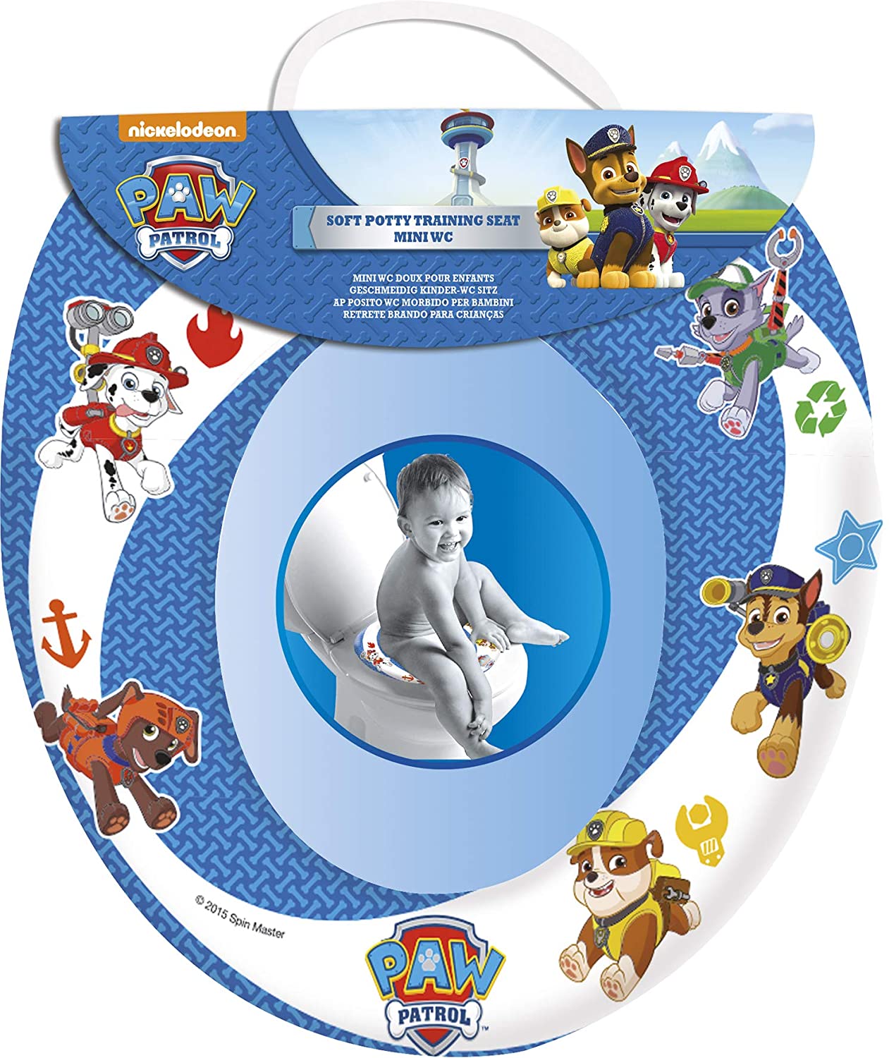 Nickelodeon Paw Patrol Padded Toilet Training Seat, Multicolor