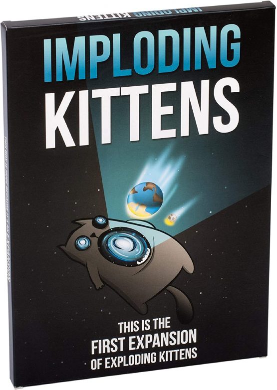 Exploding Kittens EKG-1EXP Imploding Kittens: This is The First Expansion Family-Friendly Party Card Games for Adults, Teens & Kids, One Size