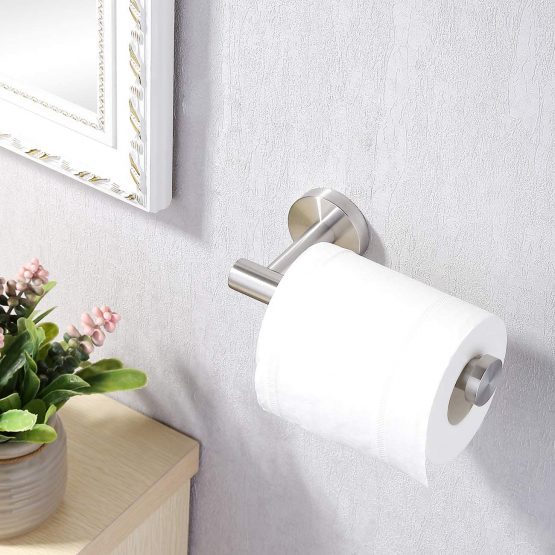 KES Toilet Roll Holder Wall Mounted Bathroom Paper Tissue Hanger Dispenser Modern Style SUS304 Stainless Steel Brushed Finish, A2175S12-2 - Image 2