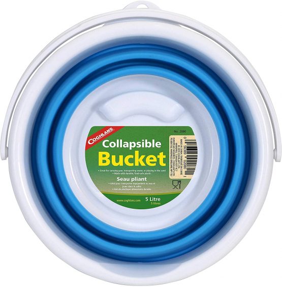 Coghlan's Unisex's Collapsible Bucket 5L Folding, Blue