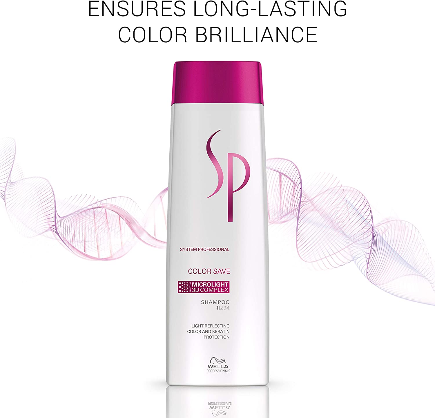 Wella SP Colour Save Shampoo 250 Milliliters, white-pink, 250 ml (Pack of 1) - Image 3