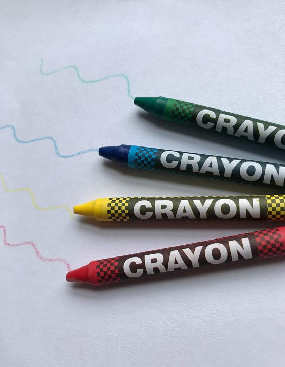 4 Coloured Wax Crayons Kids Party Bag Fillers 10 Packs - Image 4