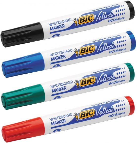BIC Velleda 1701 ECOlutions Whiteboard Pens - Assorted Colours, Classpack of 48 - Image 4
