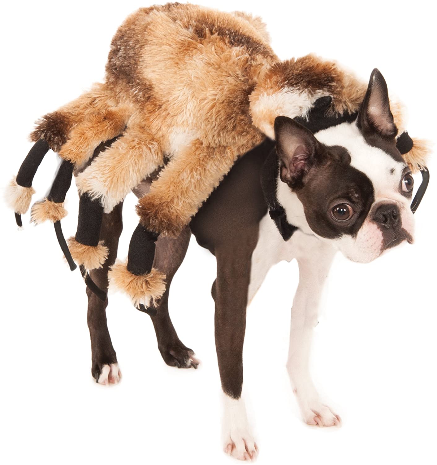 Rubies 580358M Official Giant Spider Pet Dog Halloween Costume, Brown, Medium (Neck to Tail 15 Inch, Chest 17 Inch) Halloween