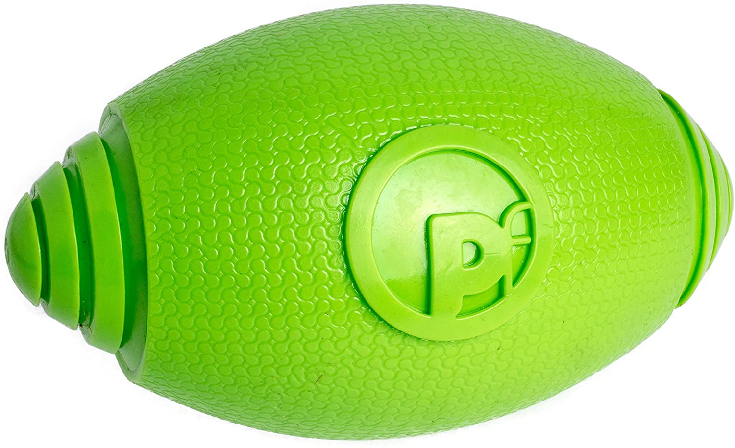 Petface Toyz Rugby Ball Dog Toy, Large, Green