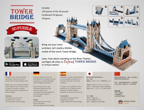 Morthan Tower Bridge 3D Puzzle plus Defend Tower Bridge VR Game with Free VR Viewer - Image 4