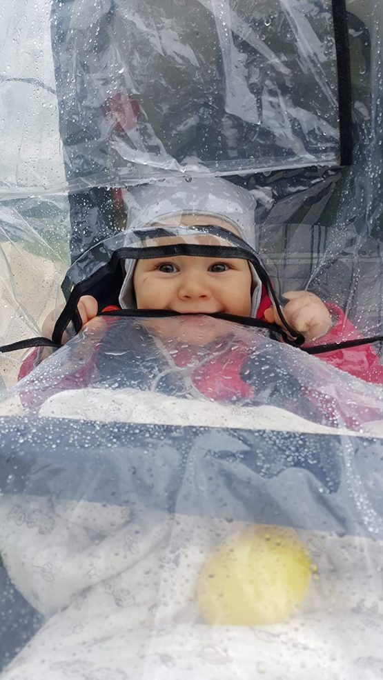 Playshoes Baby Travel Universal Rain Cover for Twin Stroller - Image 4