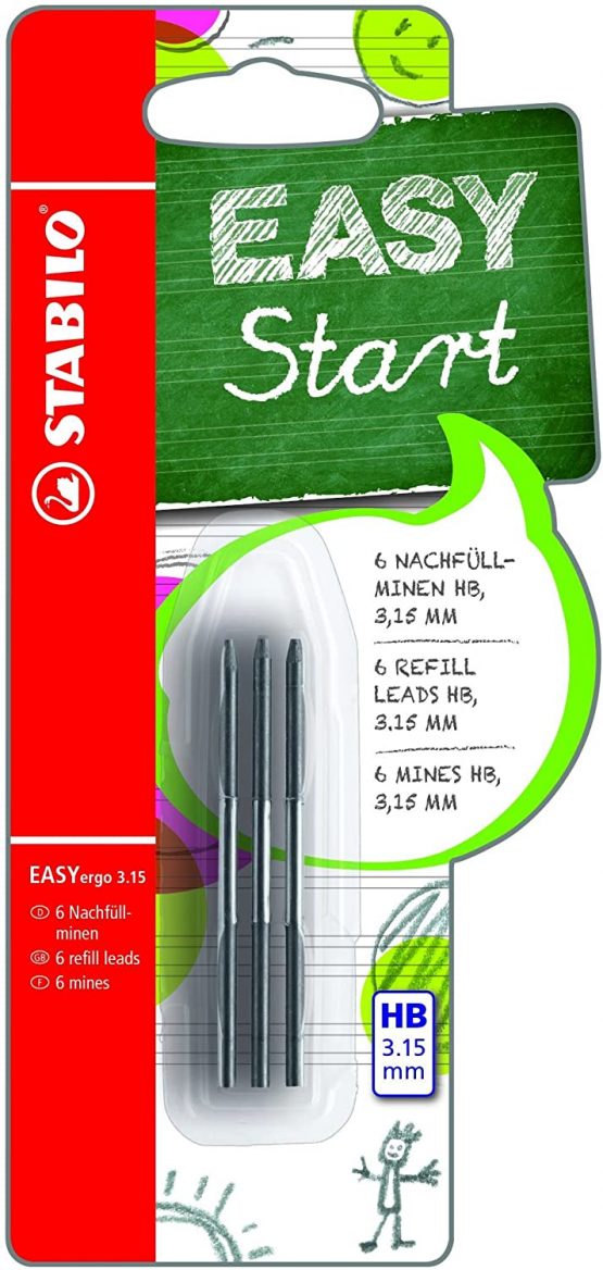 Refill Leads - STABILO EASYergo 3.15 Leads Blister of 6