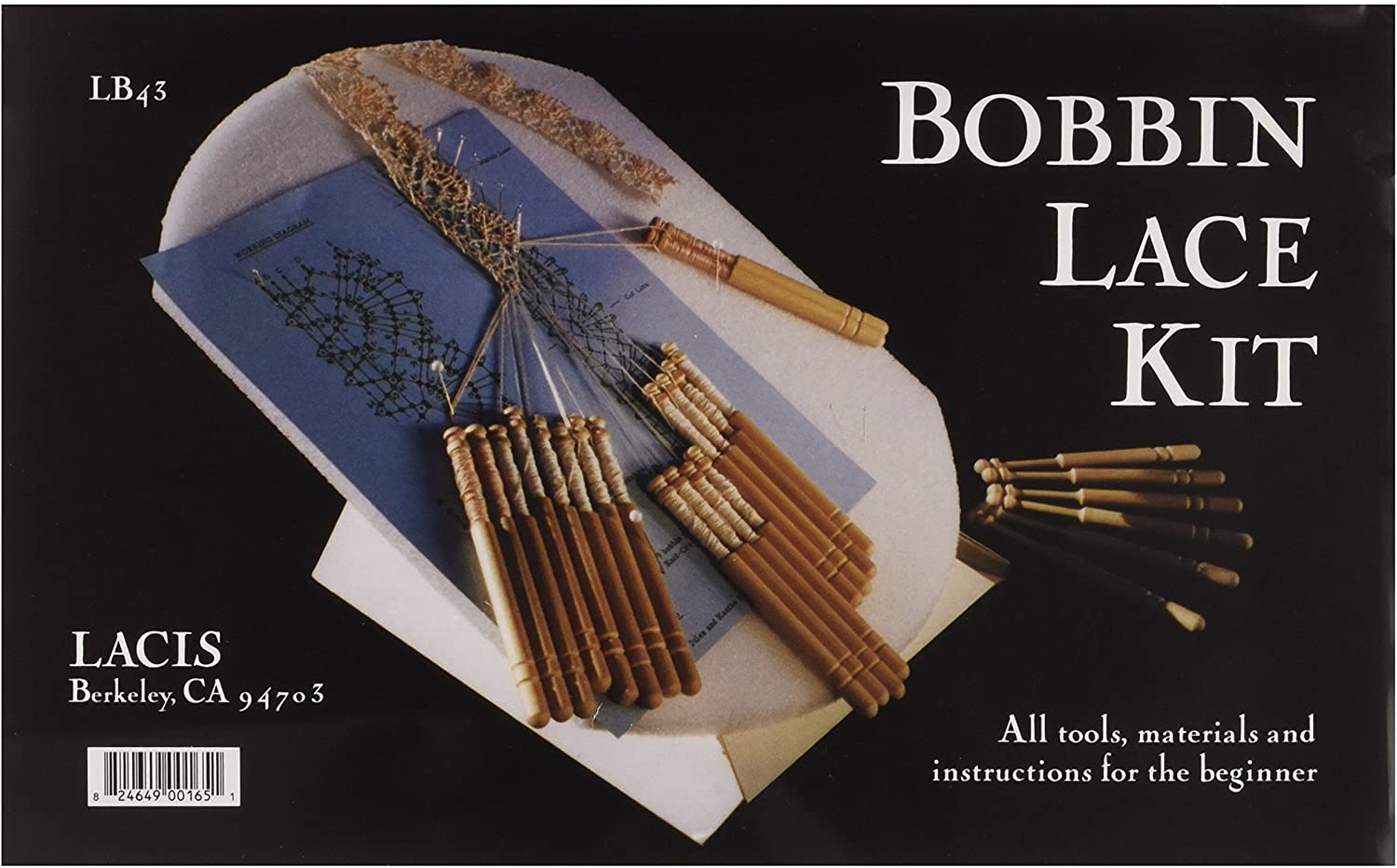 Lacis Bobbin Lace Kit, Wheatgrass - Image 4