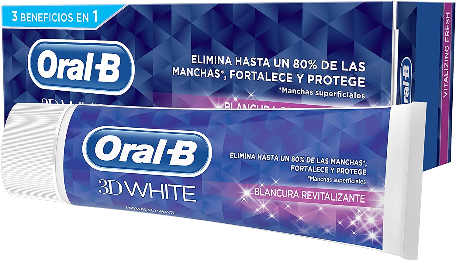 Oral-B 3D White White Revitalising Toothpaste, 75 ml