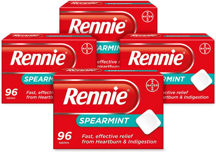 Rennie Antacids, Spearmint Flavour Heartburn Relief and Indigestion