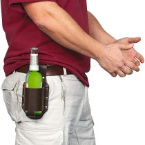 GreatGadgets 1880 Beer Holster Classic, Metal, Espresso Brown