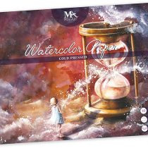 Watercolour Pad – 30 Sheets, A4 Sized Paper (300 GSM) – Cold Pressed Watercolour Paper Ideal for Professionals and Students – MozArt Supplies