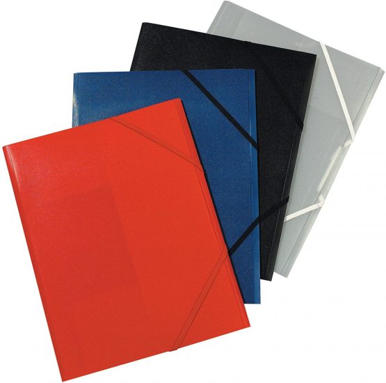 Herlitz A4 Polypropylene Wallet Folder - Assorted Colors (3 Pieces)