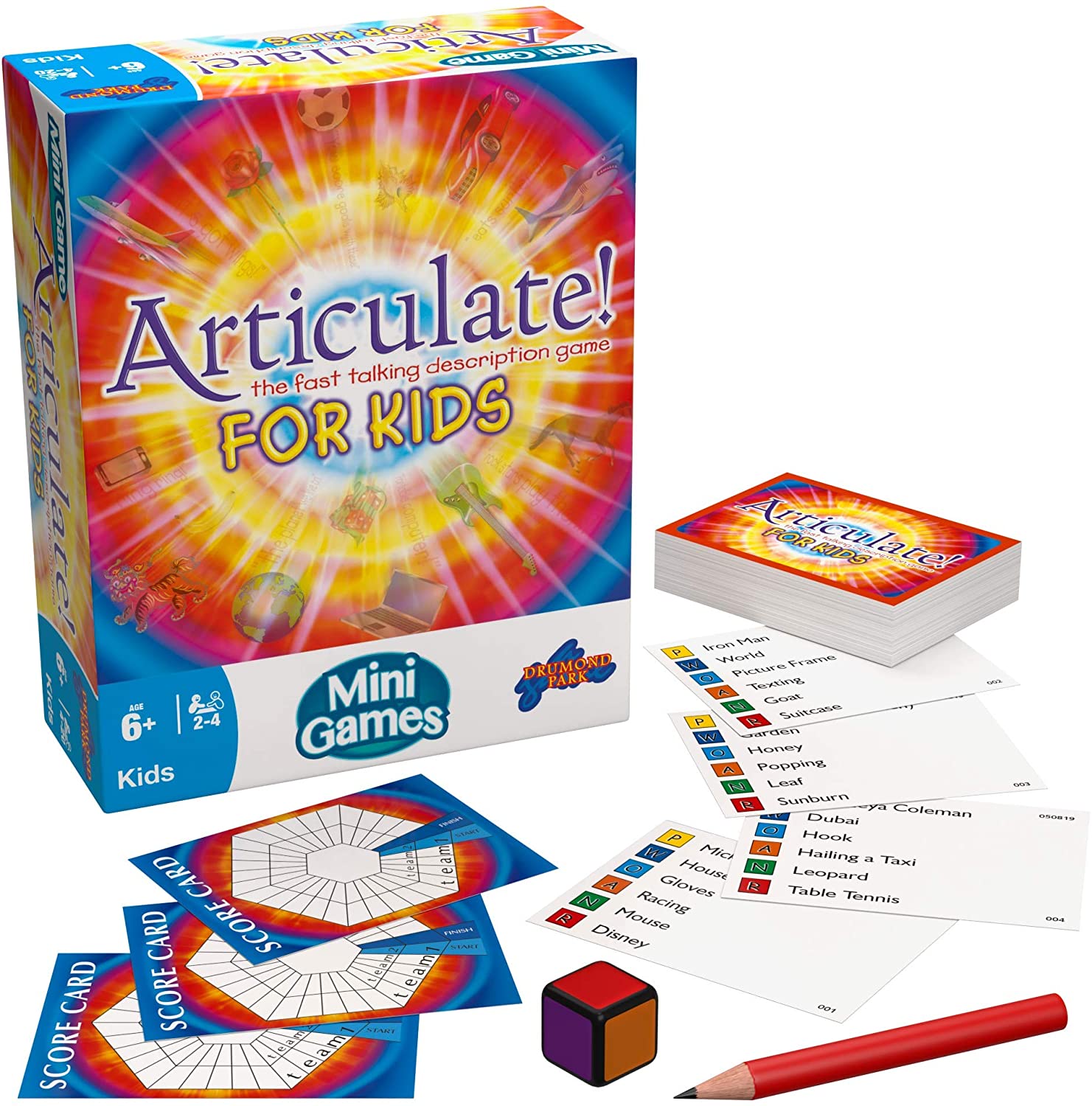 Articulate for Kids Mini Game, Multicoloured, 12 x 5 x 15 centimeters (Pack of 1)
