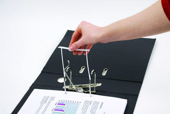 Bankers Box 0089701 ProClip Archive Clip 100 mm with Frame, 100% Recycled, White, 100 Pieces - Image 2