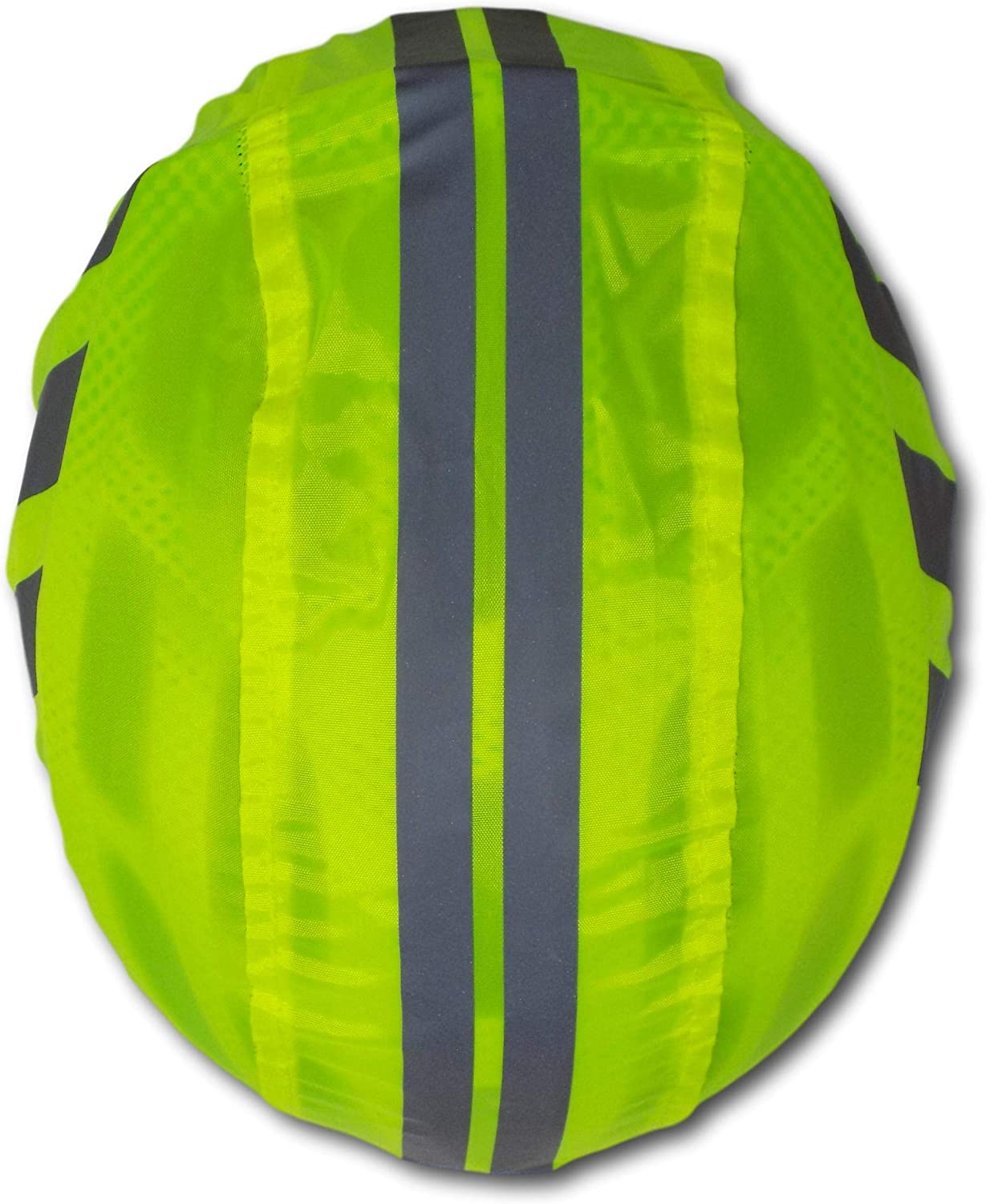 Minder High Visibility Yellow Hi-Vis Reflective Waterproof Bike Bicycle Helmet Cover (Yellow, 1 Pack) - Image 3